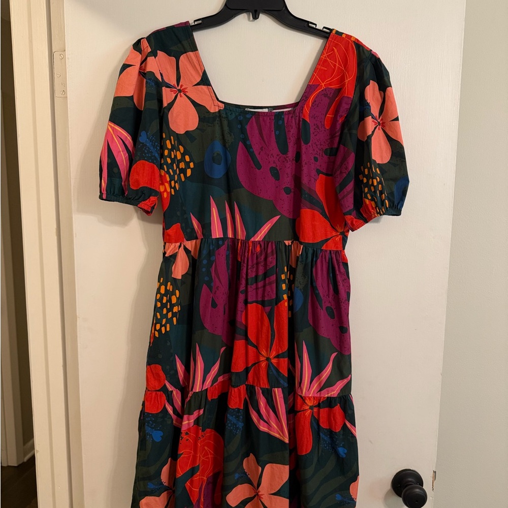 Maude Vivant Floral Tiered Dress